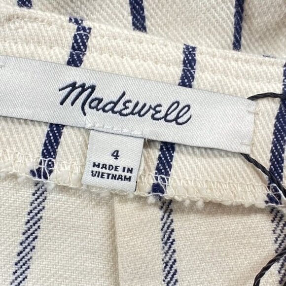 Madewell Wrap Mini Skirt Beige Size 4 - Picture 3 of 6